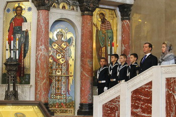 Освящение Морского Никольского Собора в Кронштадте 19 апреля 2012 года